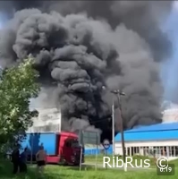 Пожар на фабрике в мос области