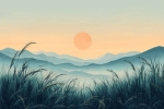Нейросеть, рисунки, пейзажи и Солнце