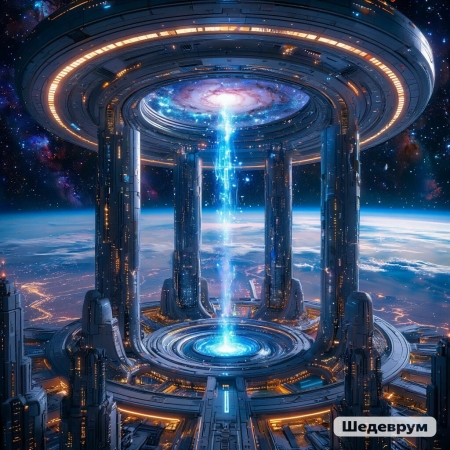 Космическое, пример, рисунок