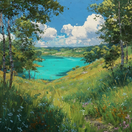 Природа, красота, нейросеть