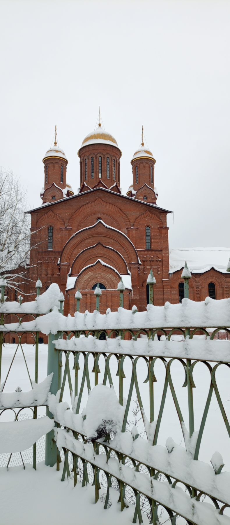Храм, Ильинский, мос обл, зима