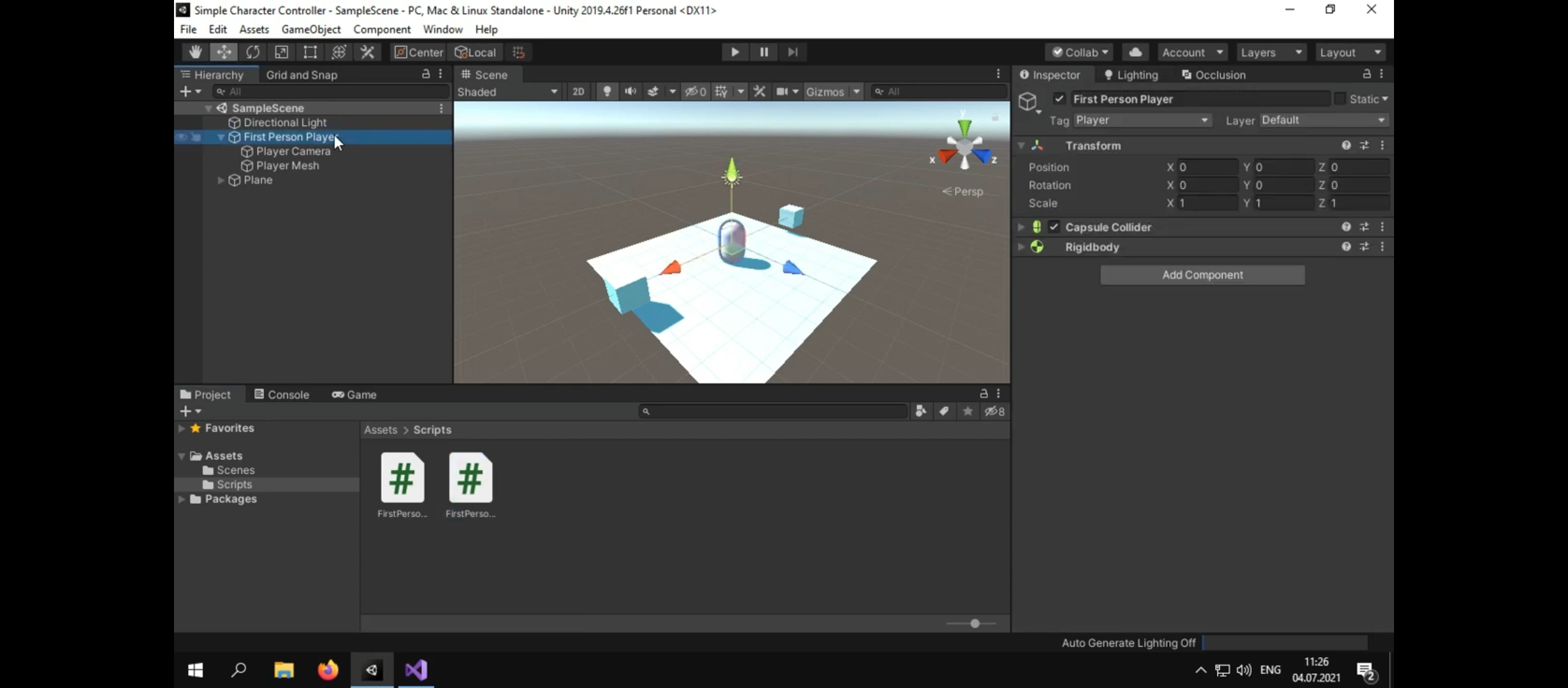 Урок по Unity 3D