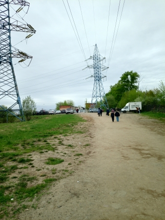 Вход на Новоподрезково, рынок Левша