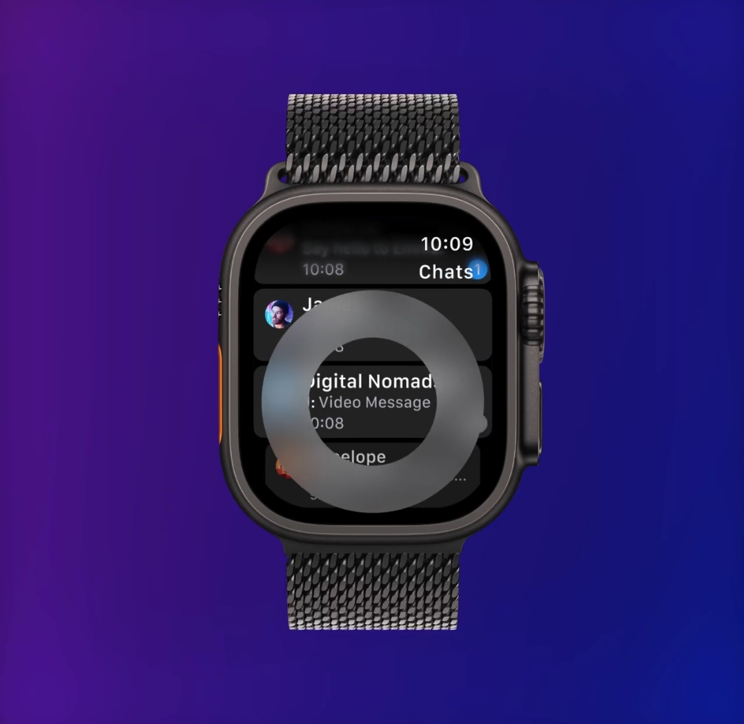 Приложение Telegram на Apple Watch