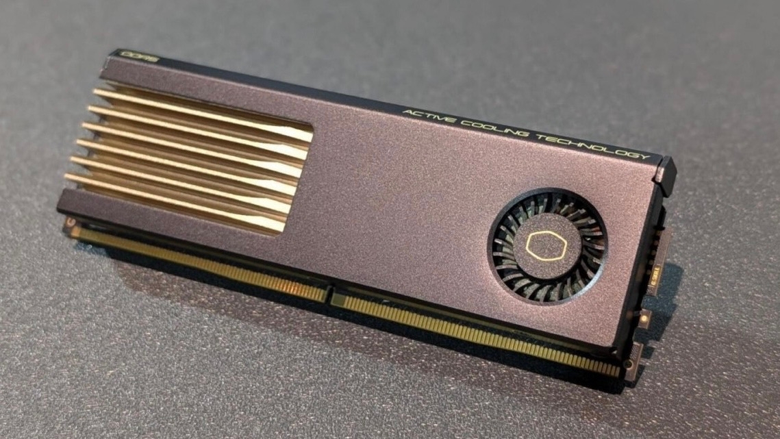 DDR5 с активным охлаждением: Cooler Master представила модули памяти со встроенными вентиляторами