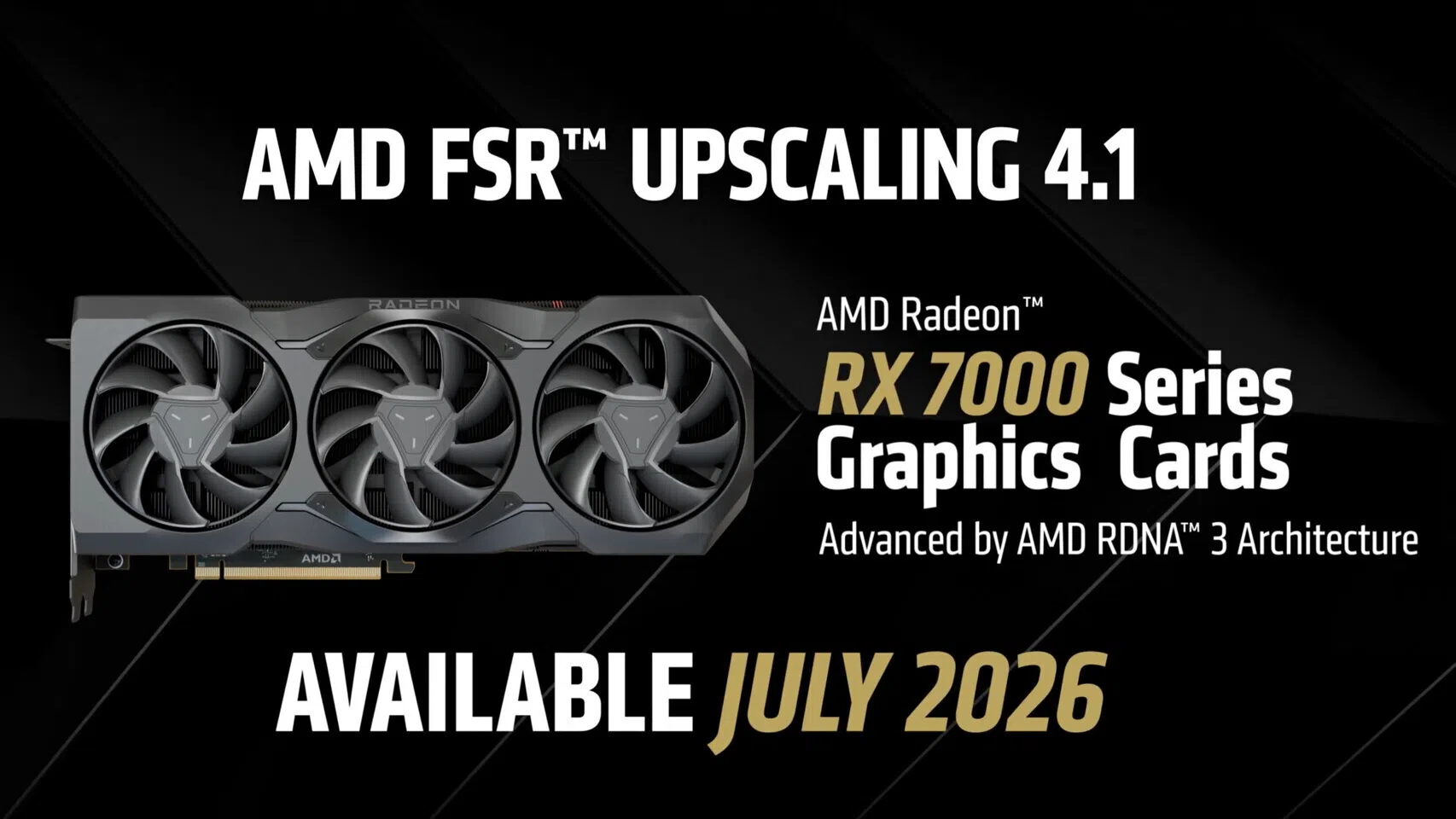 AMD рассказала причину задержку выхода FSR 4.1 для старых видеокарт