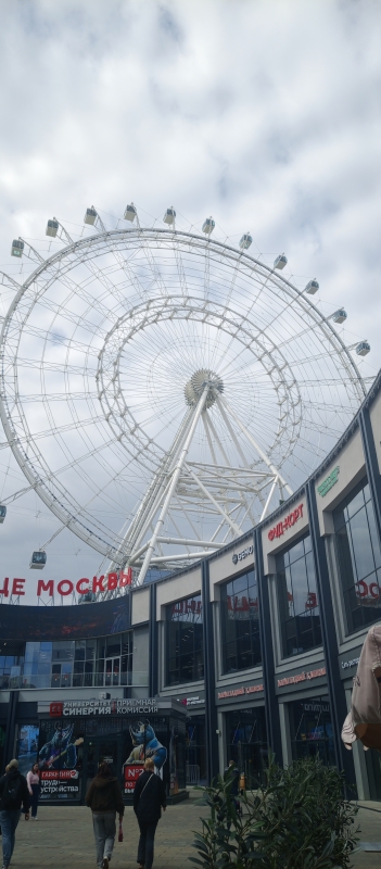 Москва, ВДНХ, 2026 год, колесо обозрения