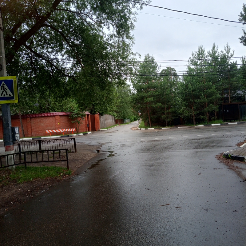 Летом после дождя в Ильинском ПГТ, московская область